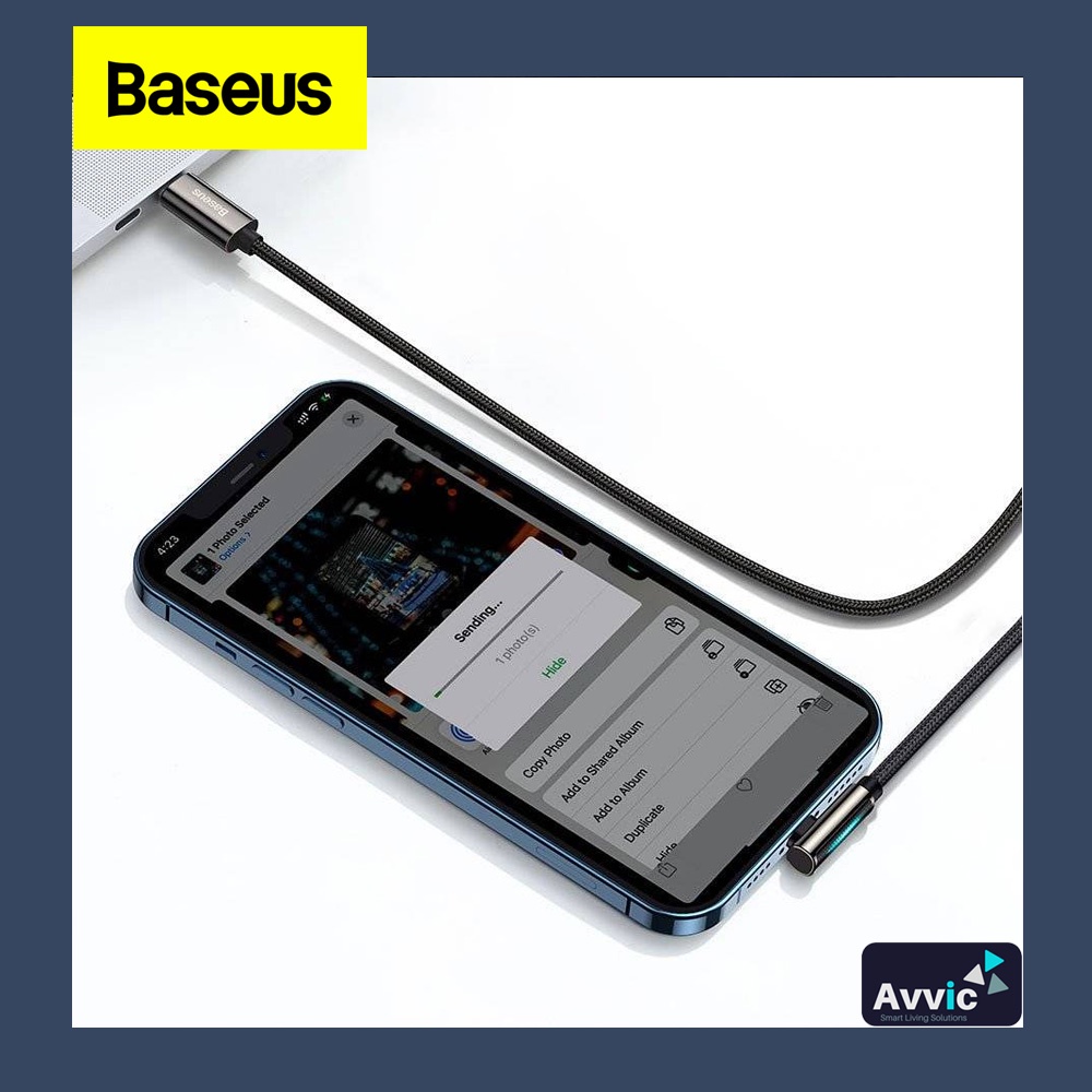 BASEUS Kabel Data Gaming Type C to iPhone PD Fast Charging 20W 1-2M