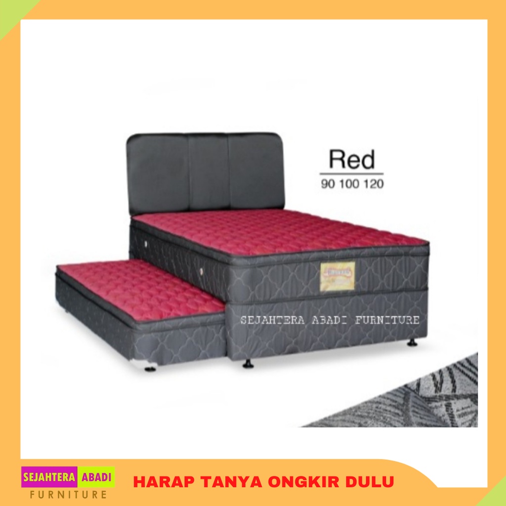 bella springbed 2in1 twin sorong diamond spring matras / set Kasur sorong dipan sorong ocean america