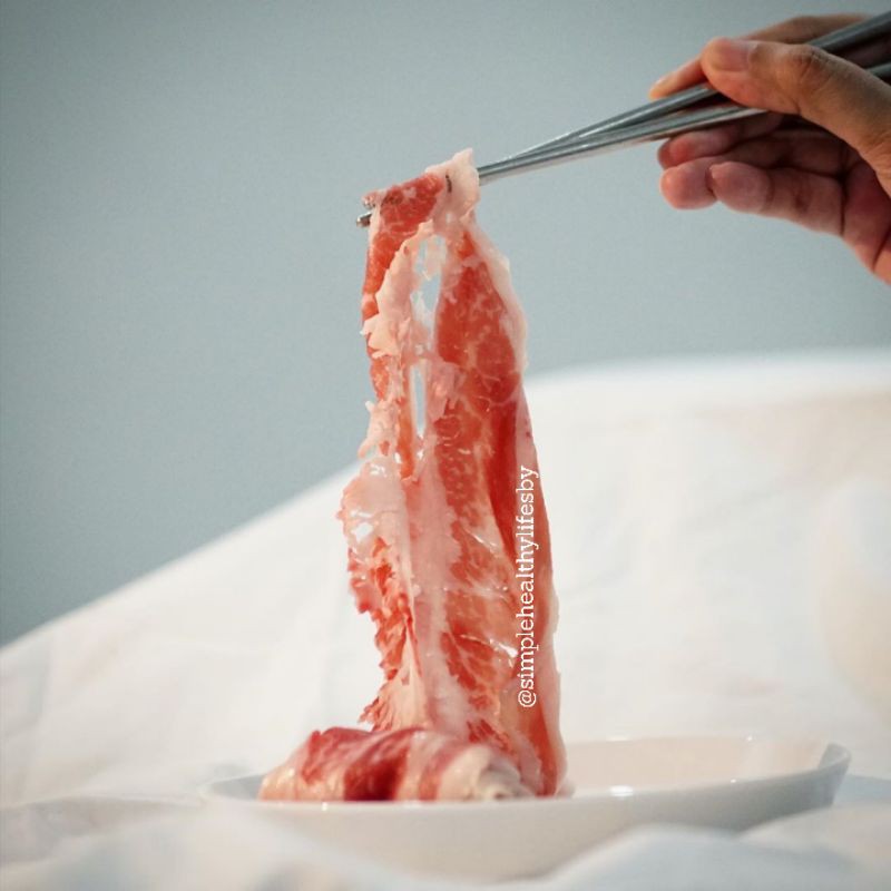 

US Sliced Beef Shortplate - Daging Sapi Tipis ala Yoshinoya 1mm (500gr dan 1kg)