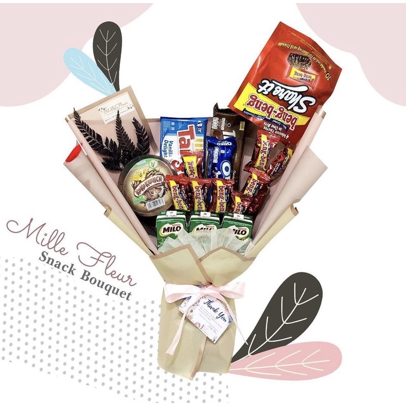 

Snack bouquet ready