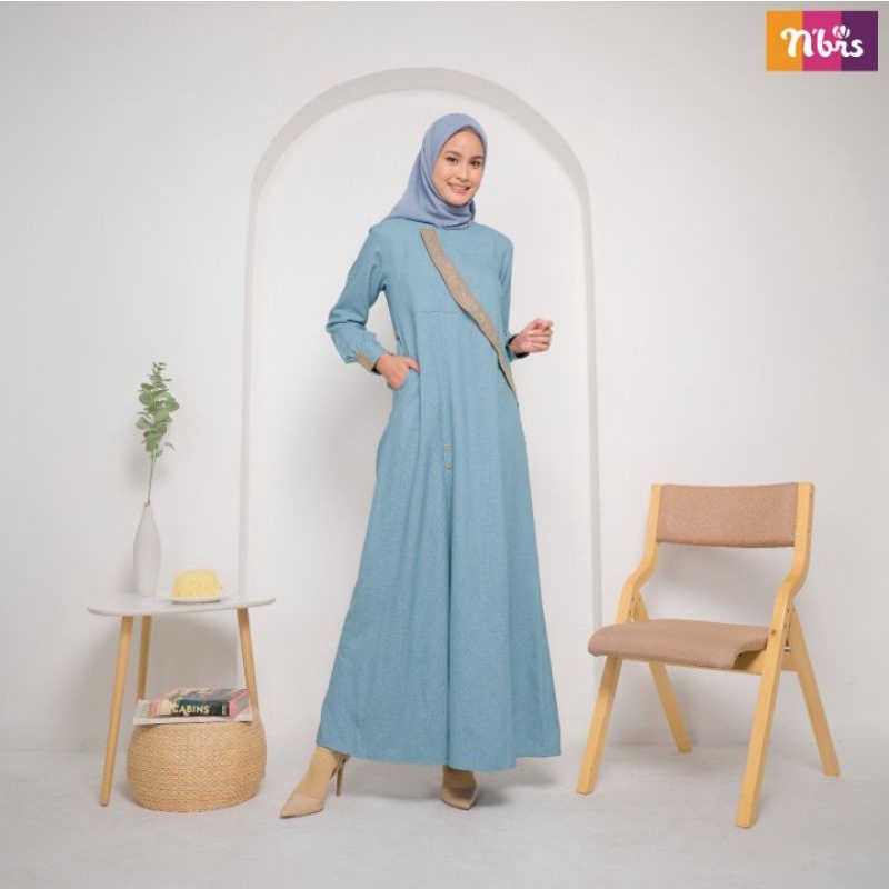 GAMIS NB B27 MAROON BLUE TERACOTTA • NIBRAS