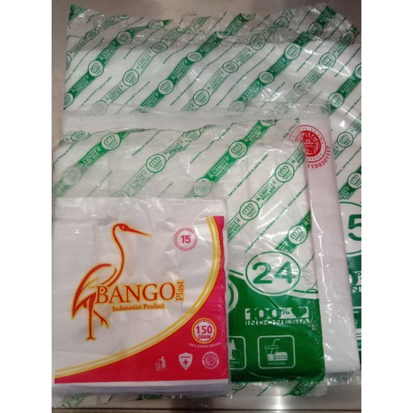 

Plastik bening uk 15,24,28, dan 35