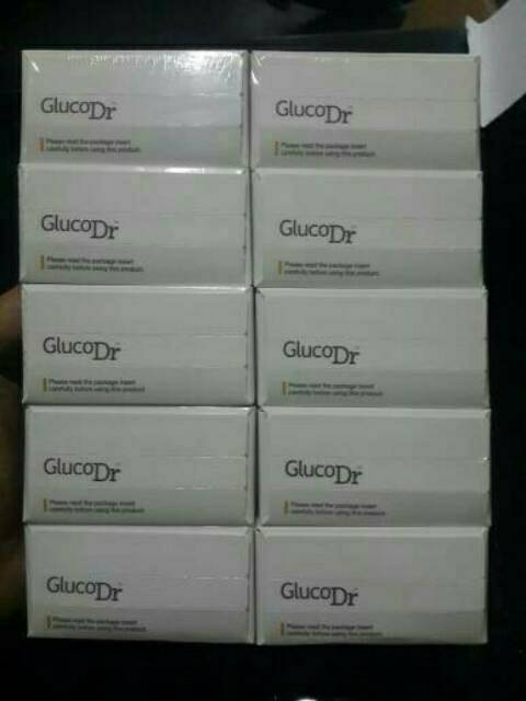 Strip Isi Ulang Gula Gluco Dr Bio Sensor / Strip Gula / Strip Diabetes agm 2100 code 8