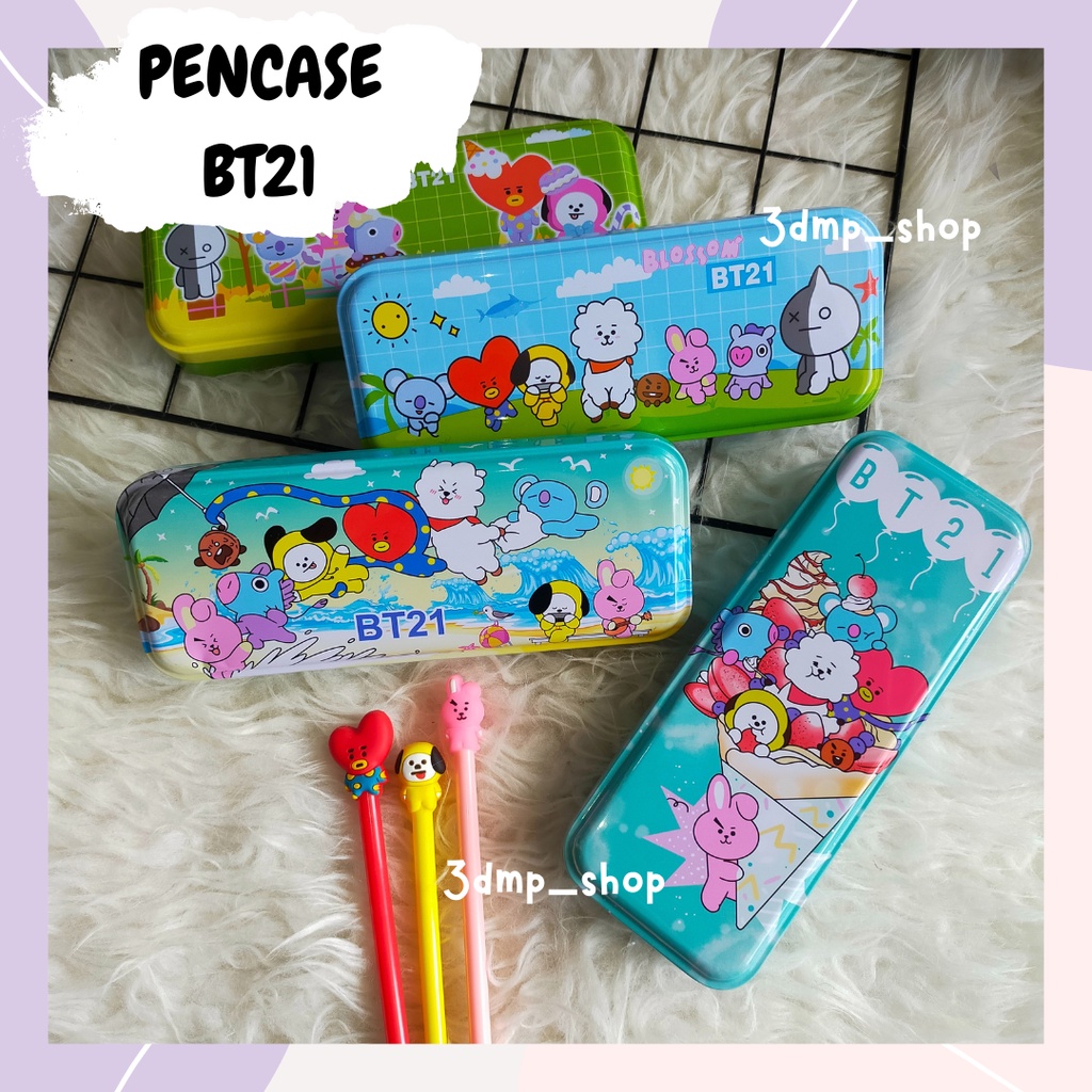 Pencase Tempat Kotak Pensil BT21 BTS KPOP