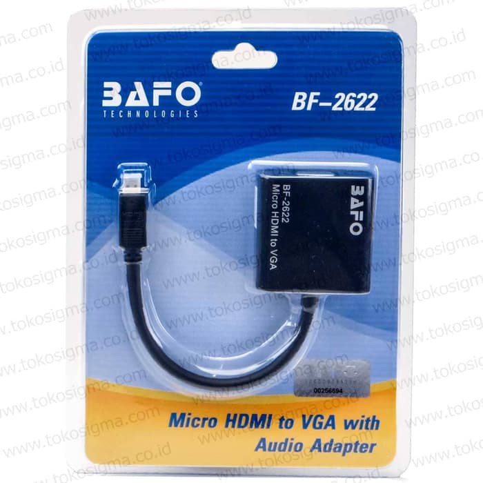 BAFO BF-2622 MICRO HDMI to VGA with AUDIO ADAPTER