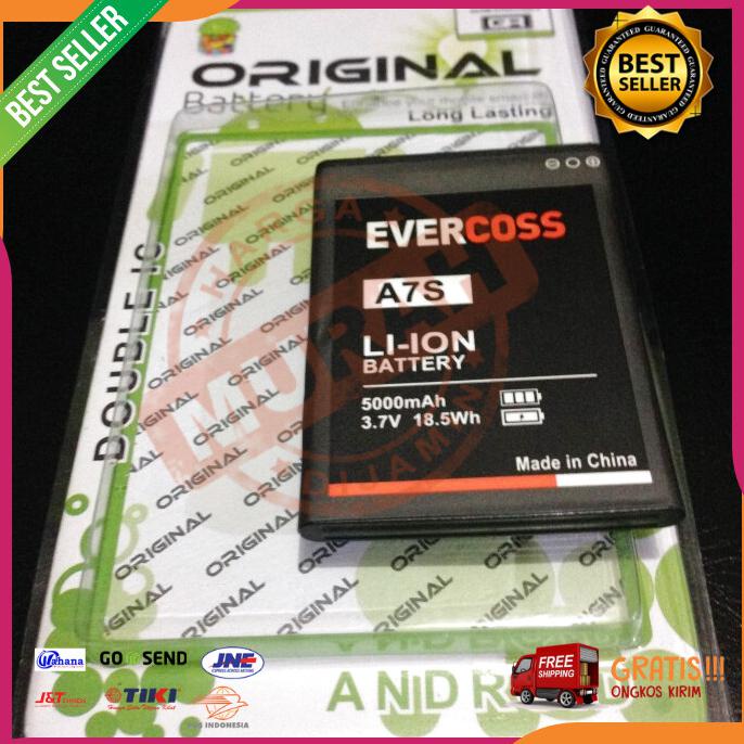 Acc Hp Baterai Evercoss A7S 5000Mah Double Power Evercoss