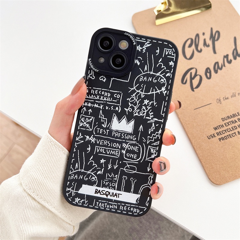 Hard Case Motif Print Mahkota Untuk Iphone 13 12 11 Pro MAX 7 8Plus SE XR XS MAX