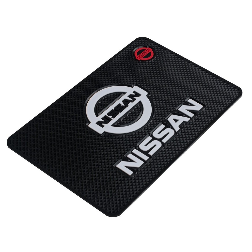 Non-slip Mat Dashboard Mobil Tikar Lengket untuk Nissan logo Qashqai J10 J11 X-Trail t32 Tiida Almera Teana