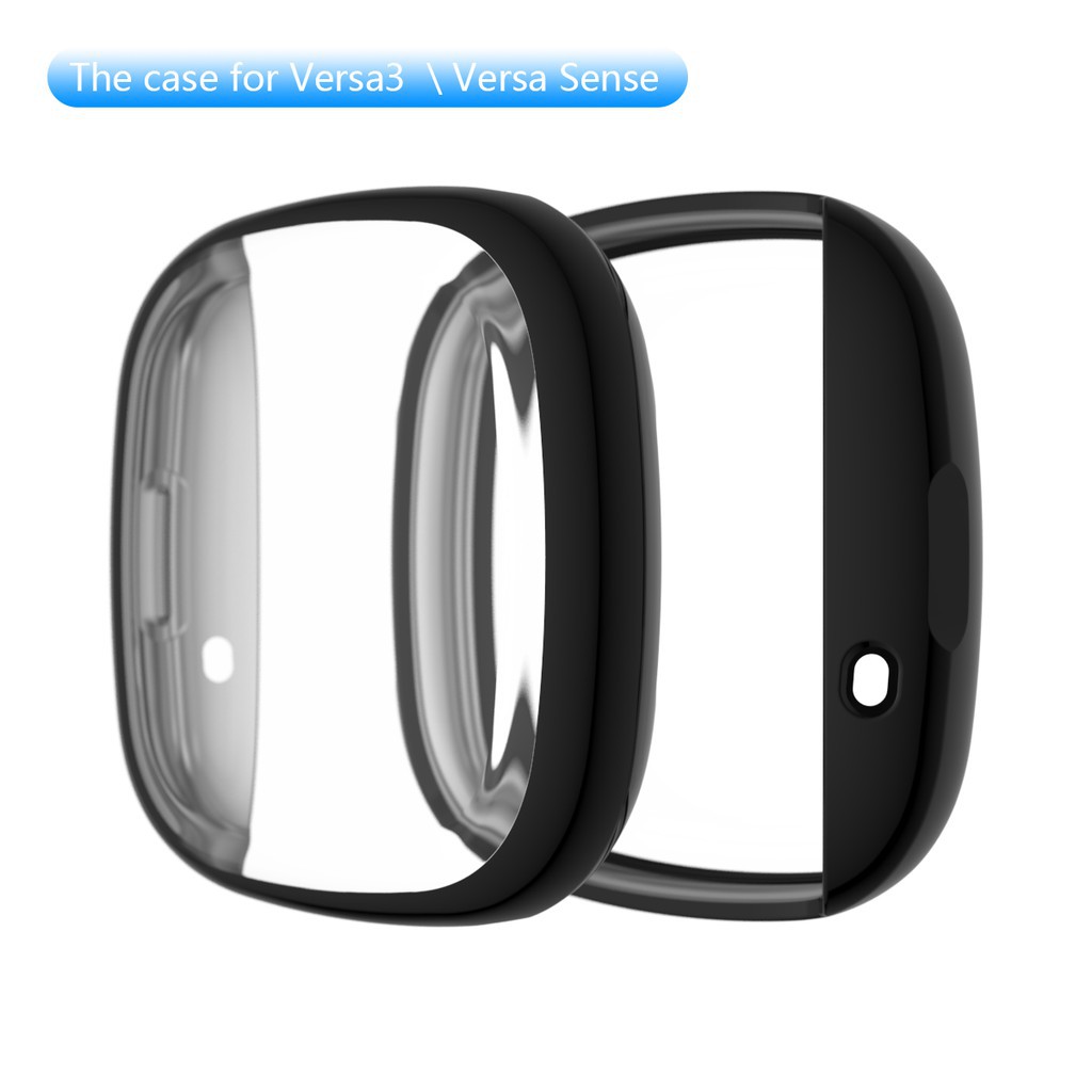 Cover Case Pelindung Untuk Versa3/Sense Watch Shell band protector