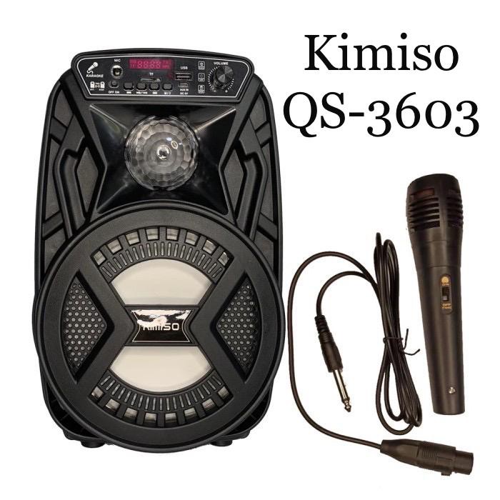 new~Speaker Karaoke Bluetooth - Speaker Bluetooth KIMISO QS-780 /KMS-3381/QS-3603