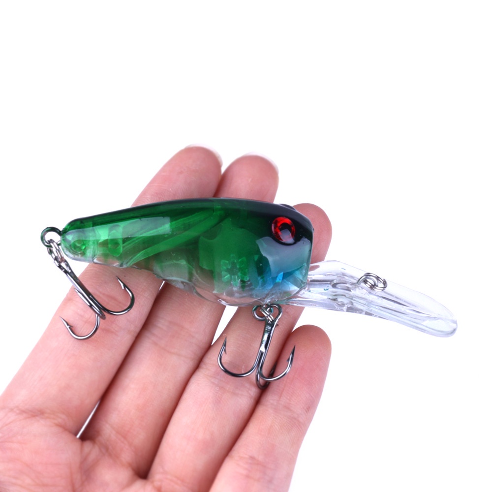 HENGJIA 1PCS Retail Box Fishing Lure Wobbler Floating Artificial plastic Hard Bait 9CM 11.5G Trout Crankbait Bass Fishing Tackle