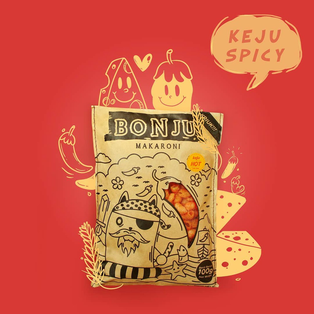 

Bonju Makaroni Keju Spicy