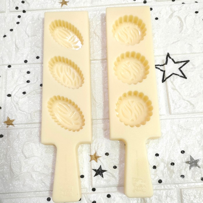 Cetakan Kue Kering/kue bangkit/kue kacang Import Malaysia - Bentuk oval