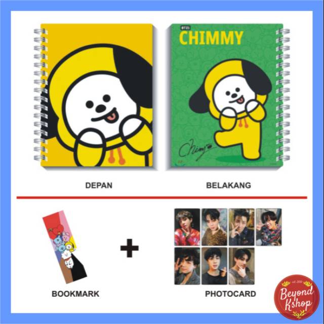 

[READY/BISA COD] NOTEBOOK KPOP BT21 BTS VERSI A (KOYA/RJ/SHOOKY/MANG/CHIMMY/TATA/COOKY/VAN)