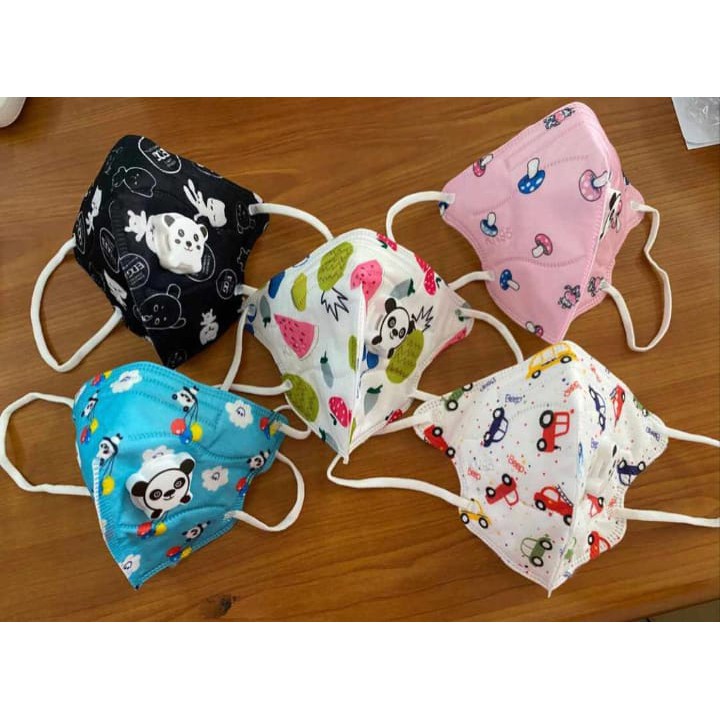 Masker anak KN95 5 ply respirator Bisa dicuci