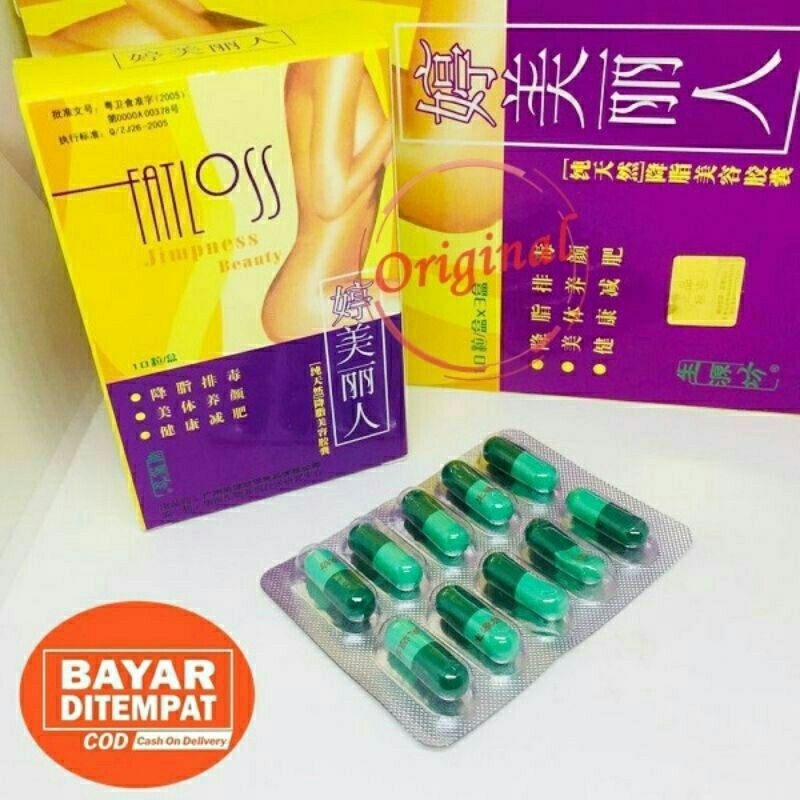 FATLOSS ASLI ORIGINAL, fatloss obat pelangsing badan-obat diet original herbal