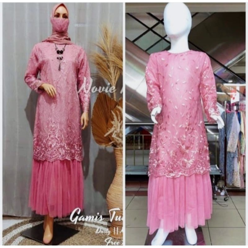 BAJU KEBAYA COUPLE IBU DAN ANAK~GAMIS KEBAYA TUTU TULLE~KEBAYA MODERN~KEBAYA WISUDA~KEBAYA KONDANGAN
