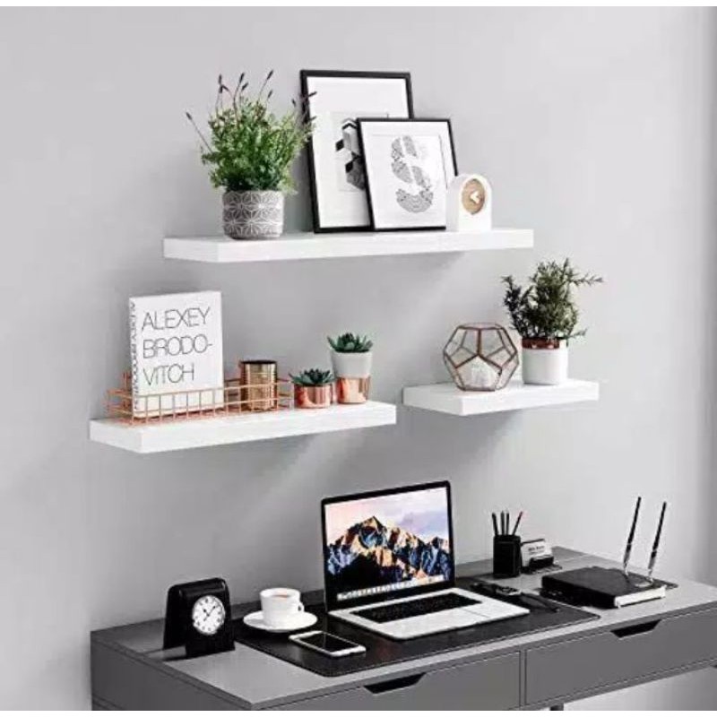 MEJA TV MINIMALIS MURAH MODERN Rak TV Dinding Tempel Nakas Kayu  Hiasan Dinding Dekorasi Dinding Cu