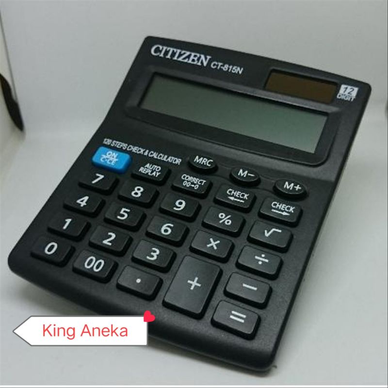

Kaltulator Citizen 815N 12 Digit New Model Bisa Cek Ulang