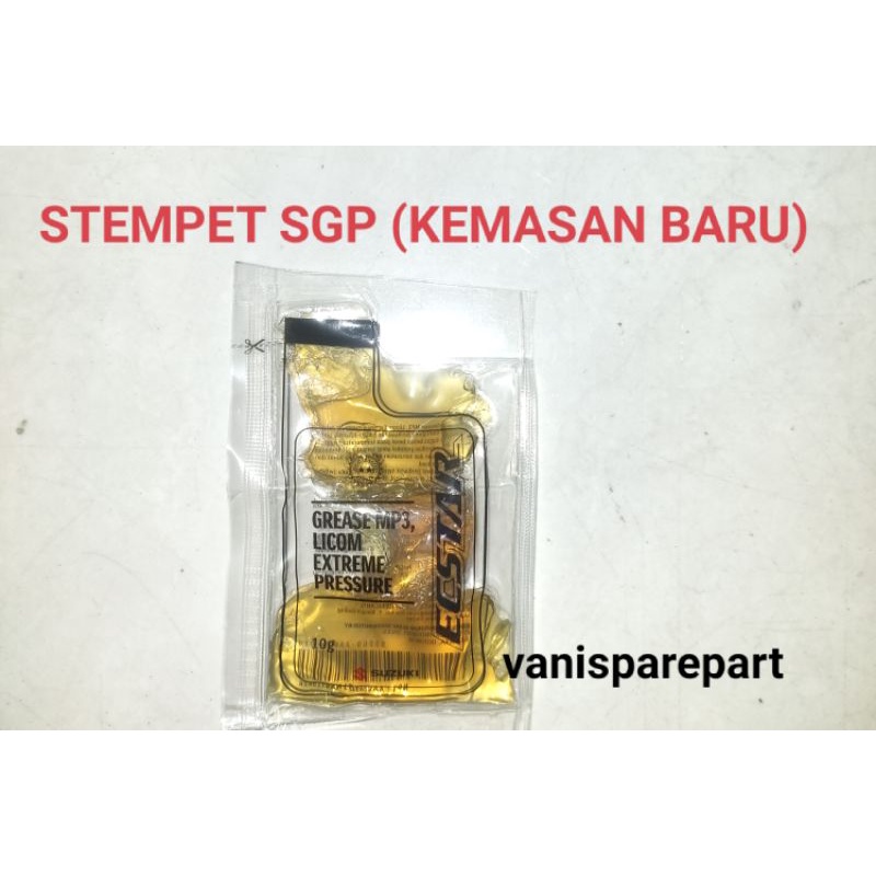 STEMPET GREASE PELUMAS CVT ORI SGO SGP ECSTAR SUZUKI