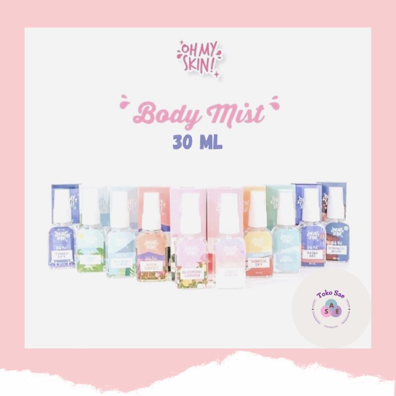 BODYMIST PRIA WANITA OHMYSKIN/AGEN PONTIANAK/PARFUM PRIA WANITA