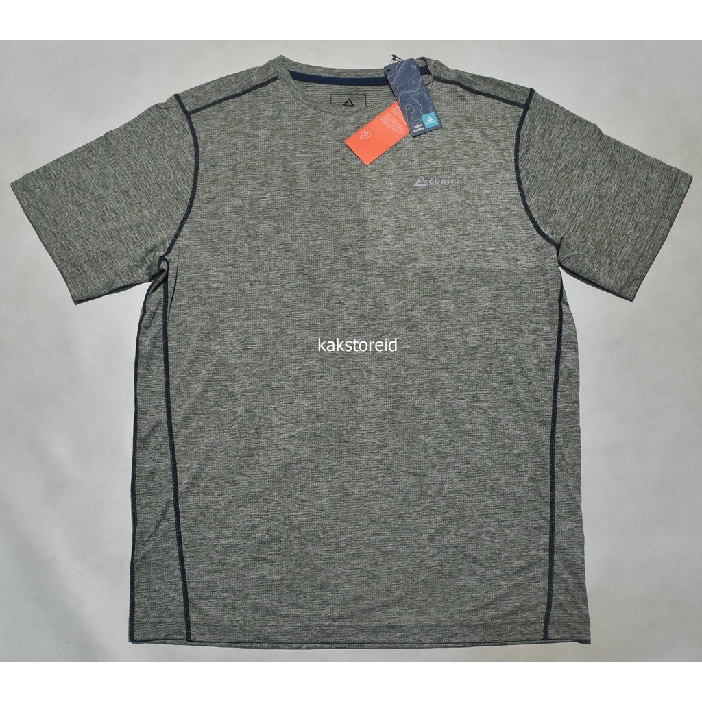 Kaos Pria CRATER Lengan Pendek Regular Hijau KRC 04 ORIGINAL