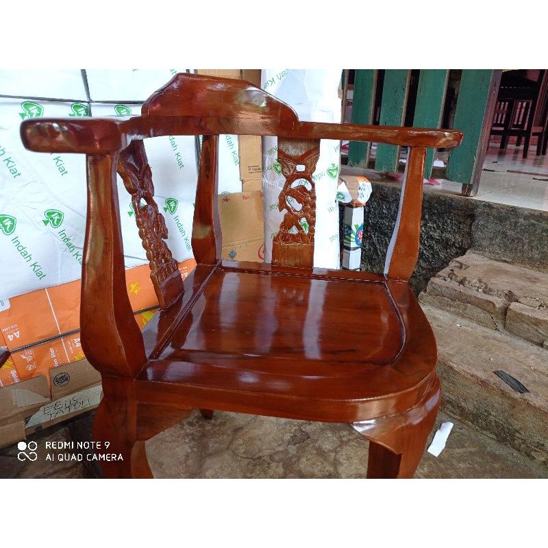 Kursi Teras Anggur Jati. Kursi Teras Modern.