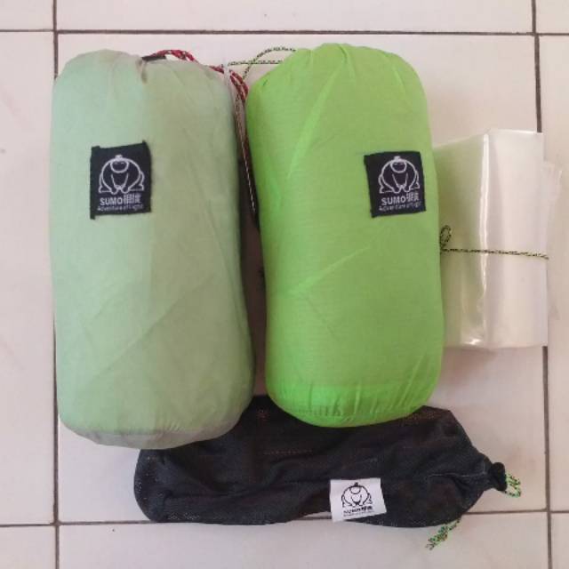 Tarp tent SUMO 1P not Kalahari Ngapak Design Rain Forest Black Sherpa Winaya