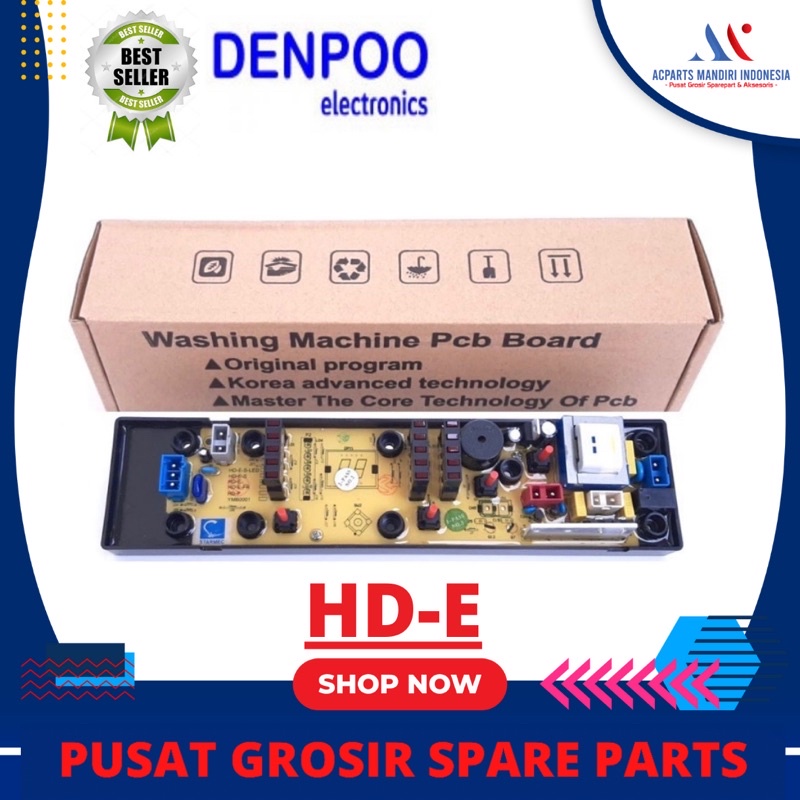 DENPOO DWF-093B / DASW80K modul pcb mesin cuci Top Loading