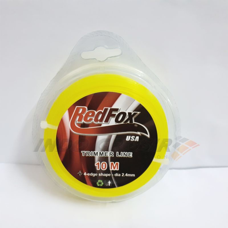 REDFOX Senar Potong Rumput 10M Nylon Refil Tali Trimmer Line 2.4mm