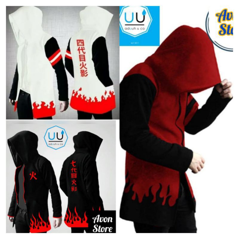 Jubah Anime Naruto Yondaime Hokage