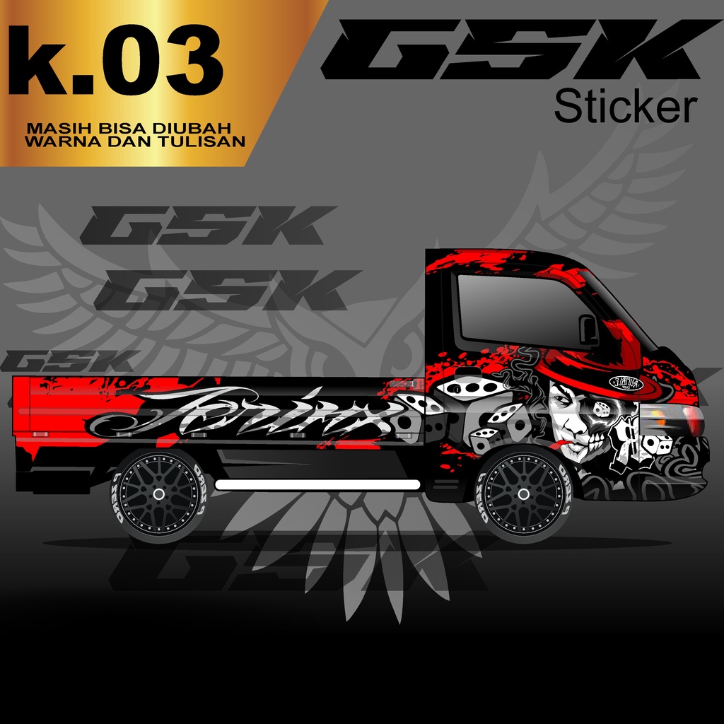 Decal Sticker New Carry Pick Up-Stiker Carry New k.03