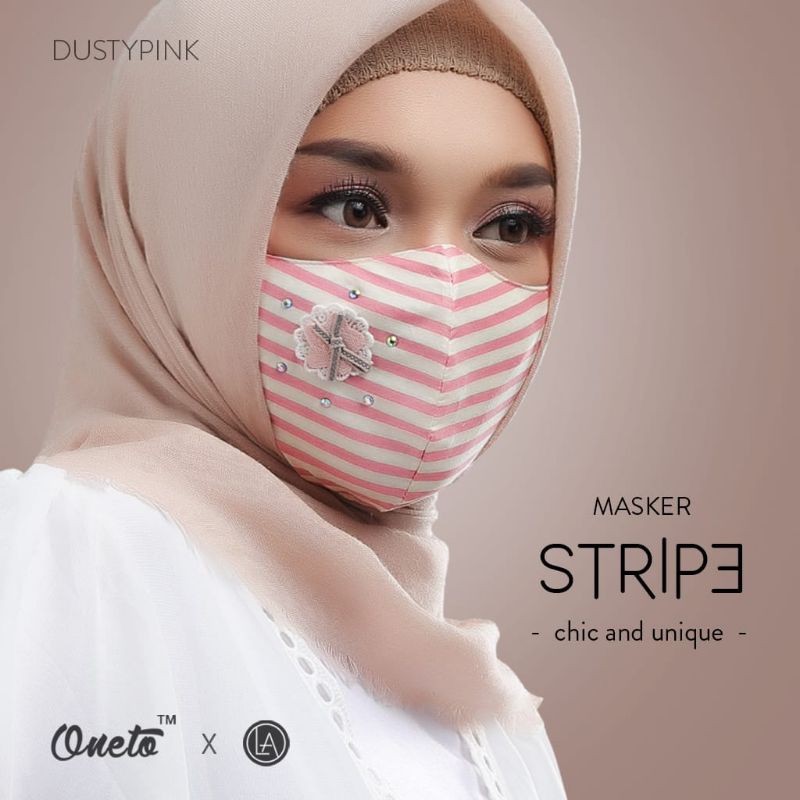 Masker Stripe Original Oneto x LA