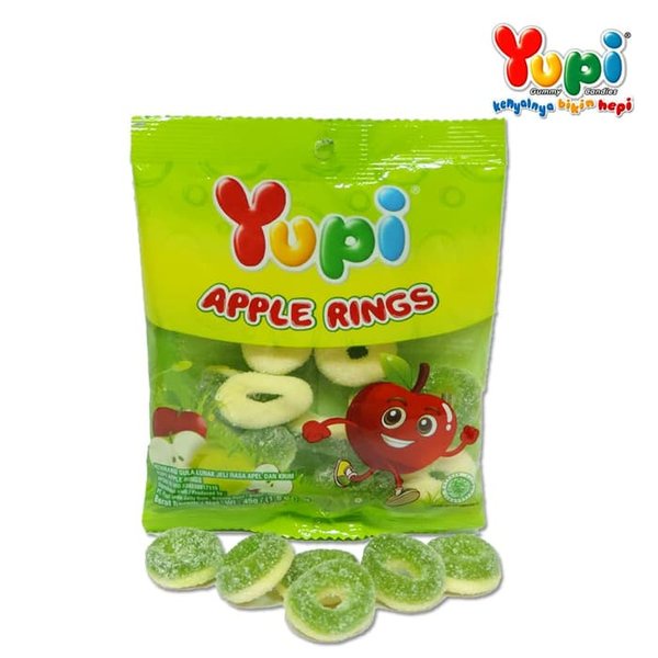 

YUPI_CANDY_GUMMY_APPLE_RING_PCK_50/45_gram_PROMO_MARDINASHOP.COM