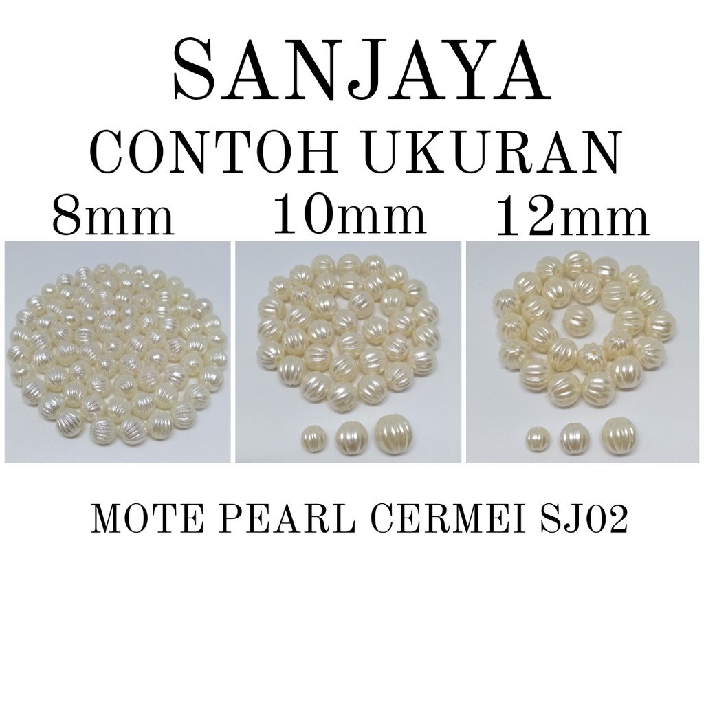 MOTE PEARL / MANIK CERMEI AKRILIK / MANIK PEARL CERMEI / MOTE PEARL CERMEI SJ02