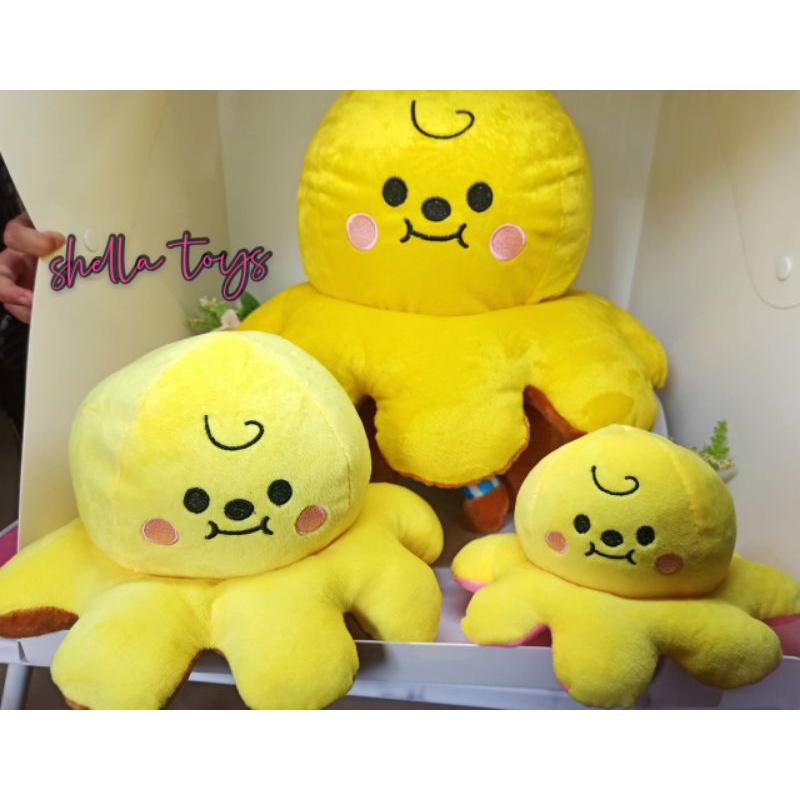 BONEKA GURITA BT21 BOLAK BALIK