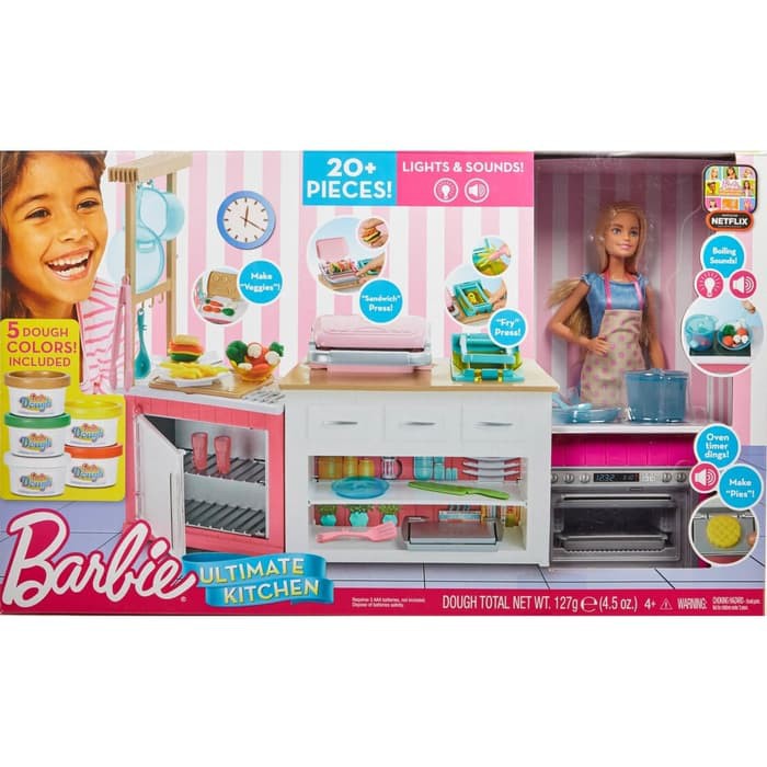 barbie kitchen play doh