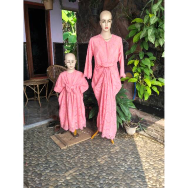 Kaftan couple/gamis couple ibu dan anak/mom and kids