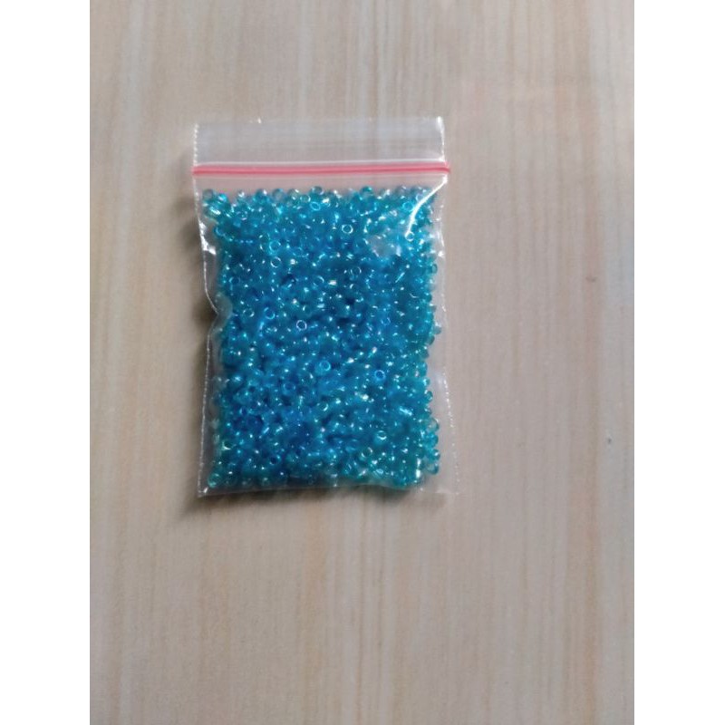 Manik Mote Payet Pasir 10 gram -  Biru Toska Pelangi