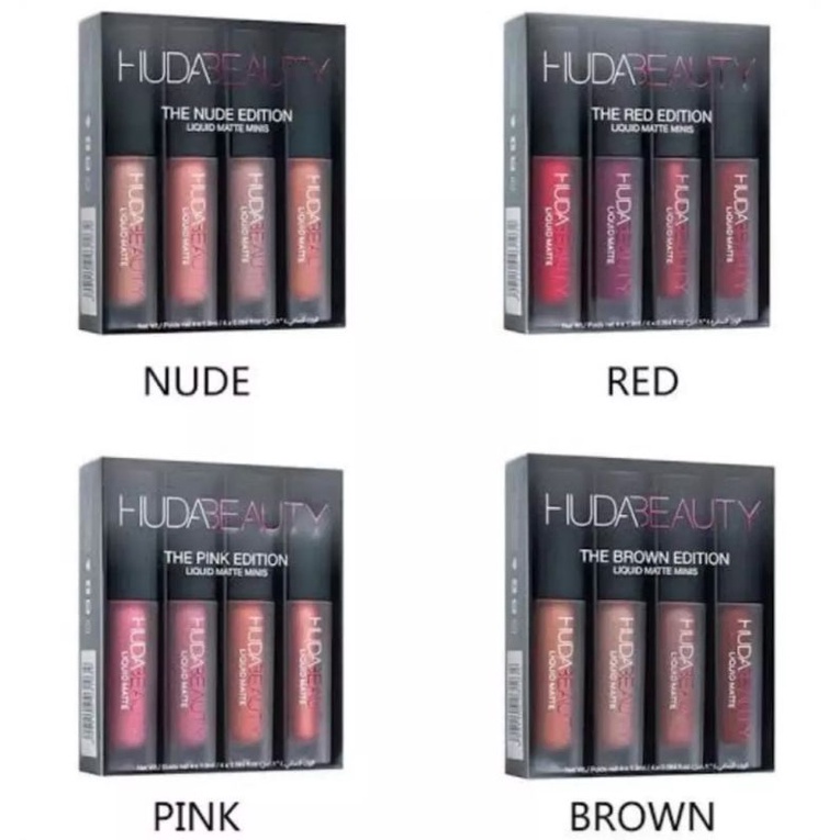 [4PCS] LIPGLOSS HU-DA ISI 4 LIPSTICK CAIR