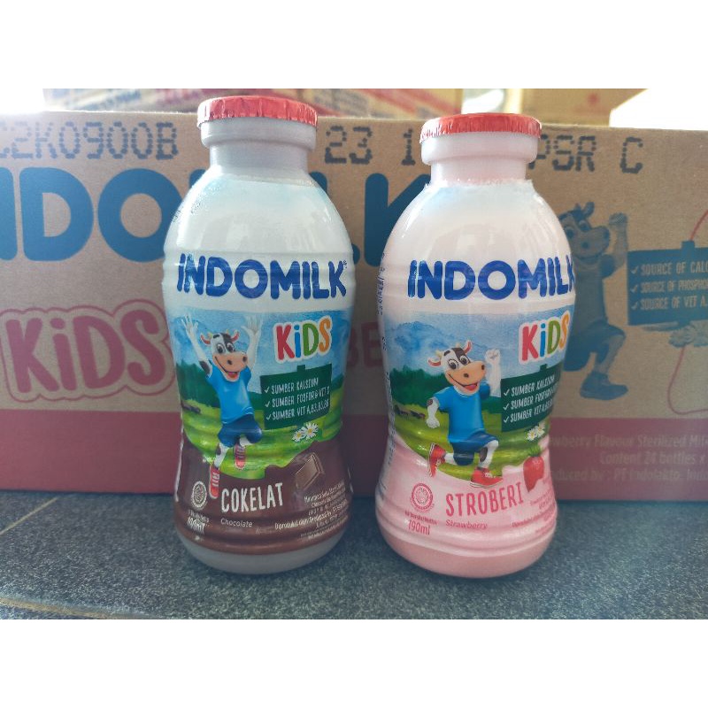 INDOMILK KIDS 190ML (botol)