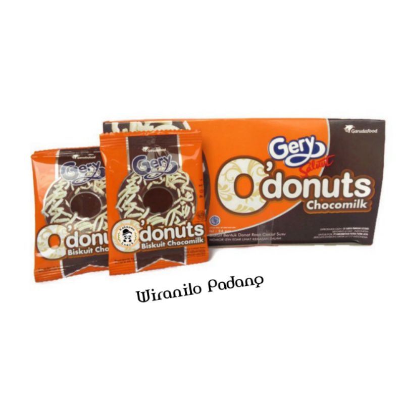 

Gery O'Donuts Biskuit Chocomilk isi 10 - Wiranilo Padang