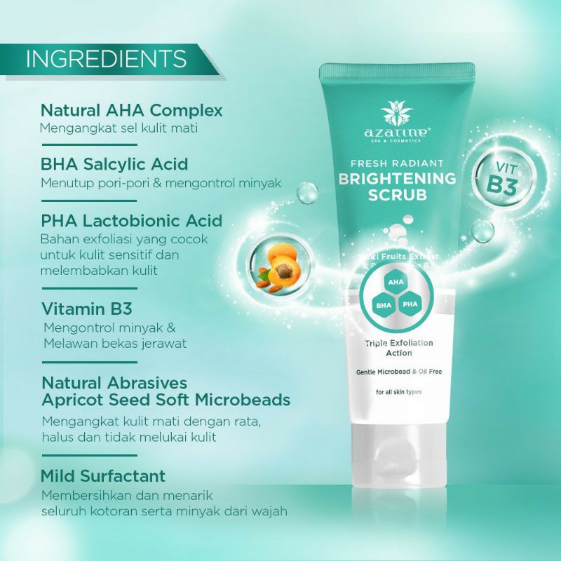 AZARINE Herbal Essential Glass Skin Goal Sleeping Mask, Peeling Serum, Aloe Vera (BPOM) (VH)