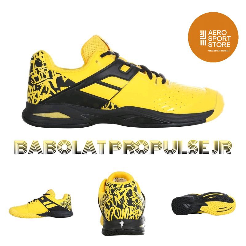 [ SEPATU TENIS LAPANGAN ANAK BABOLAT PROPULSE JUNIOR 2020 ]
