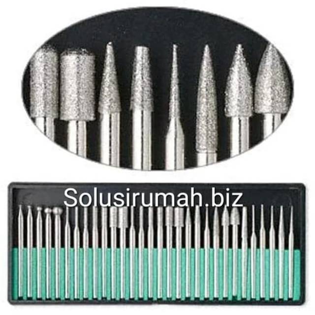 Diamond pointers rotary burr 30pcs