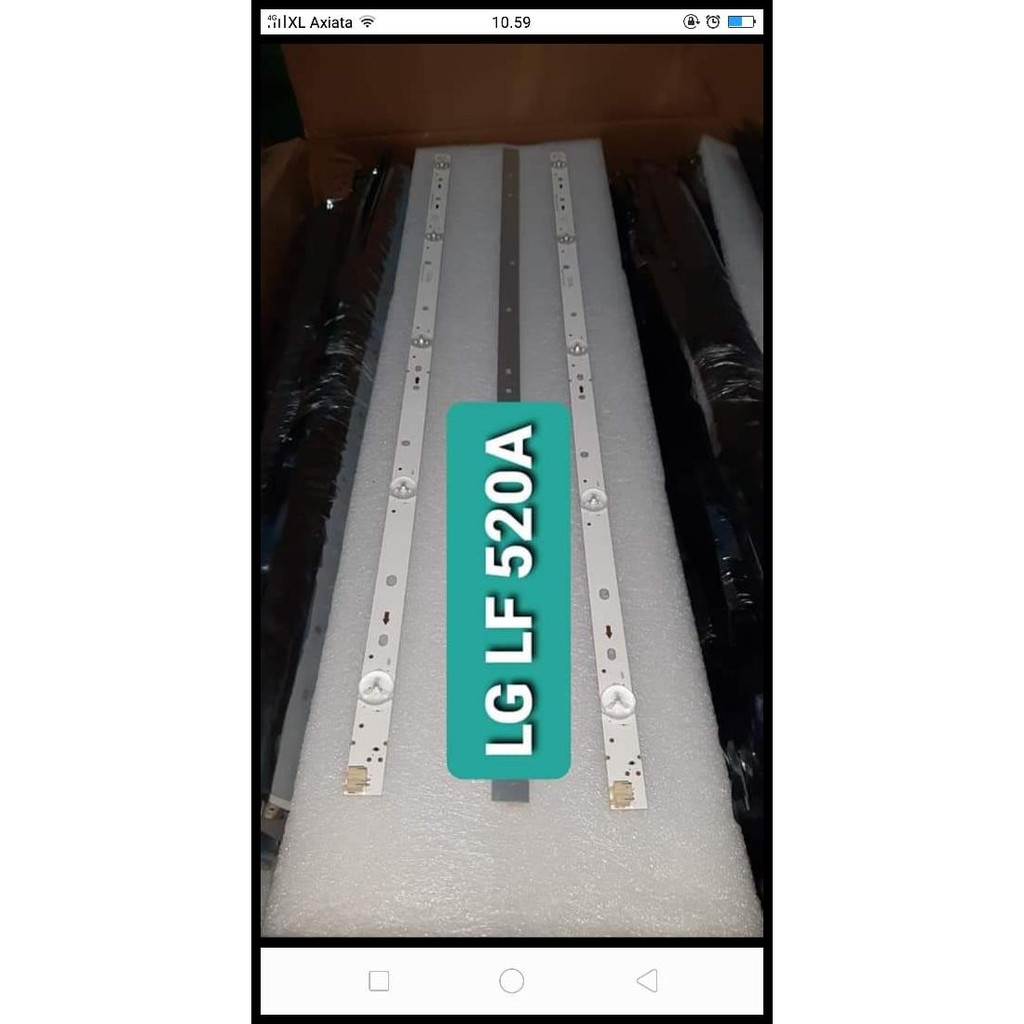 Lampu Led Backlight Tv Lg 32" 32Lf520A / 32Lf520 5Kancing 3Volt 5K 3V