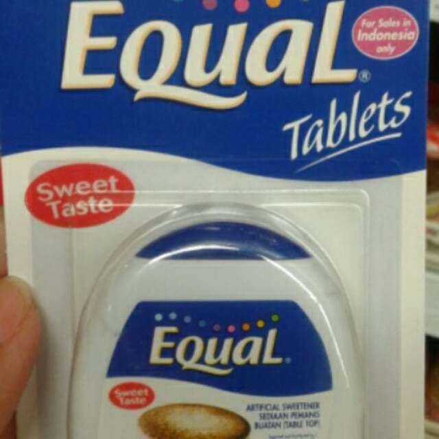 Equal Sweetener / Pemanis buatan 100 tablet