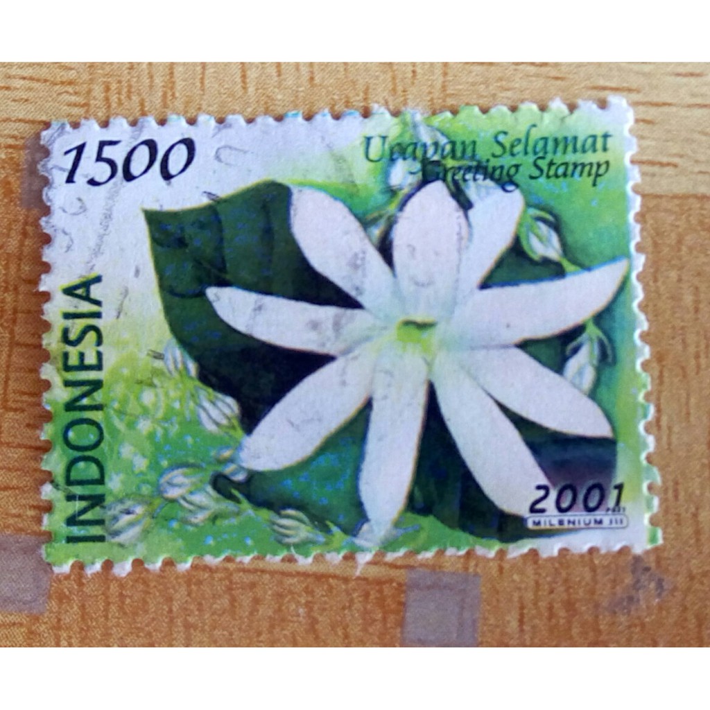 

Perangko Indonesia Ucapan Selamat 2001 Rp 1500