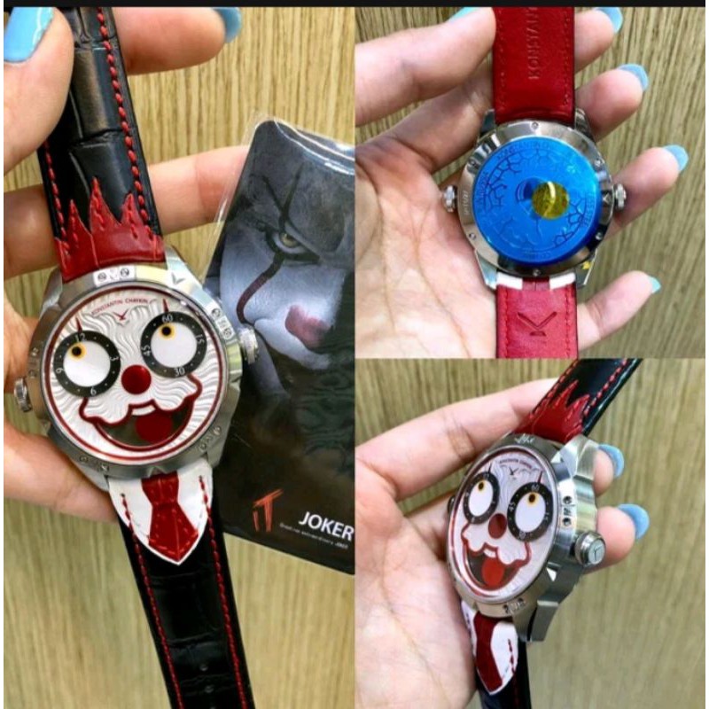 JAM TANGAN KONSTANTIN CHAYKIN JOKER FACE DIAL BEZEL SAPPHIRE CRYSTAL SWISS CLONE ULTIMATE NH35A