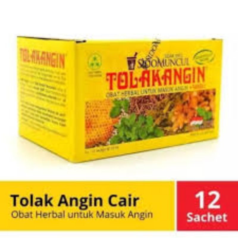 Tolak Angin Cair 1 box isi 12 sachet